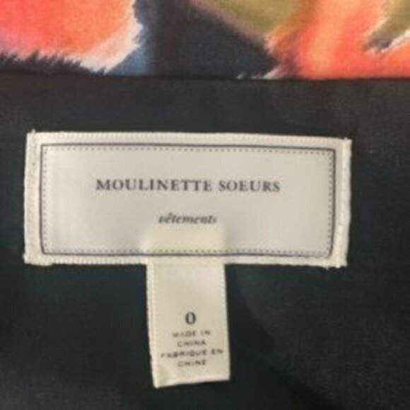 Moulinette Soeurs Floral Silk Blend Shift Dress - Picture 9 of 11